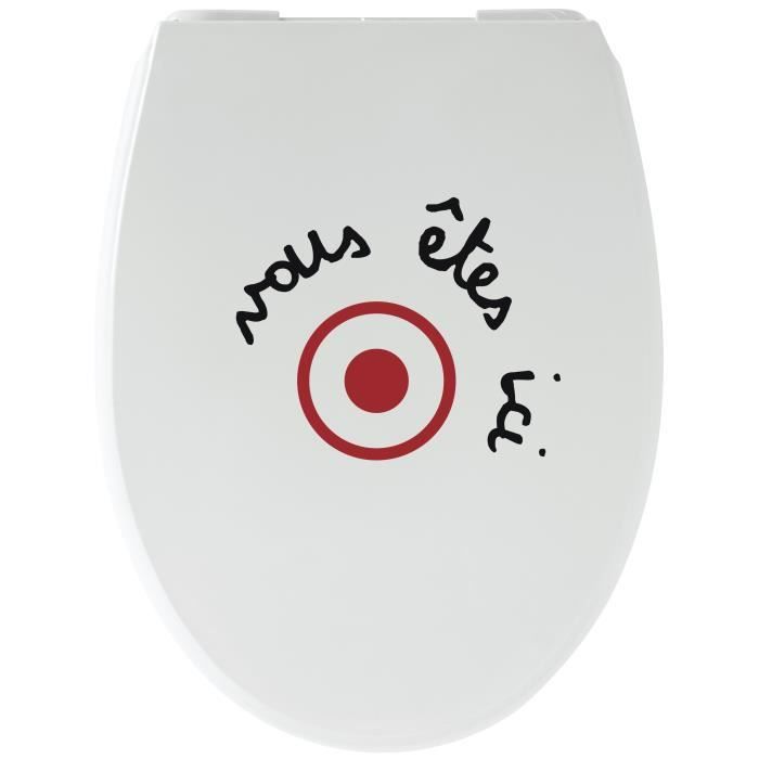 GELCO Abattant WC Ici Multi blanc