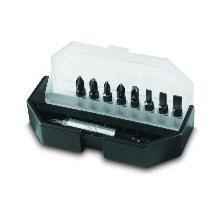 STANLEY Jeu de 9 coffret d'embouts de vissage