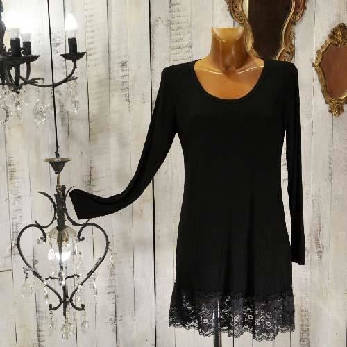 Robe Noire Taille 42/44/46 - Occasion Très Bon état, Style évasé, Longueur Genou