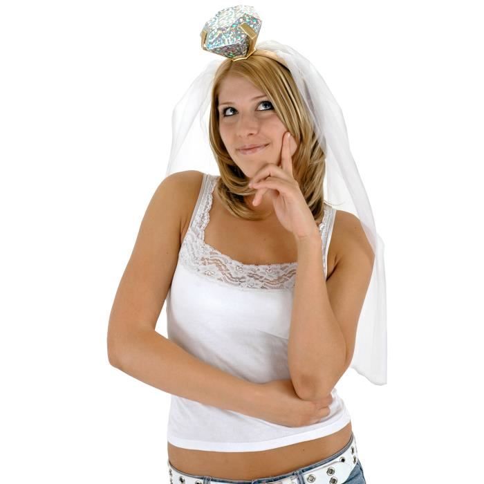 CESAR Serre tête en Forme de bague diamant Pour Adulte, H7103