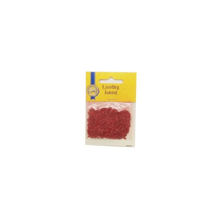 PANDURO Pigment pour bougie - Rouge - En poudre - Sachet de 4 g