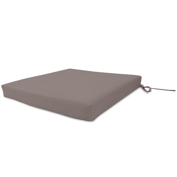 SOLEIL D'OCRE Dessus chaise 40x40x5 Outdoor - Moka