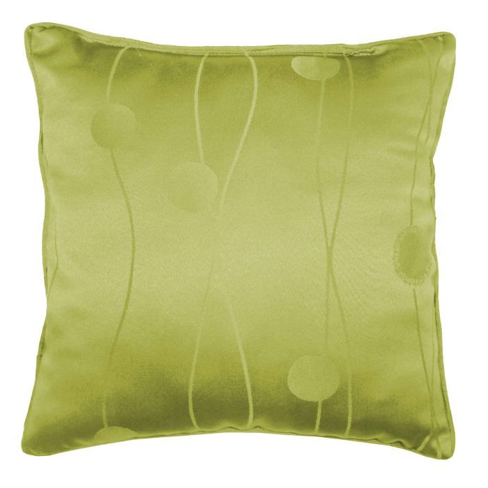 Coussin jacquard 40x40cm FANTASY vert   Coussin jacquard 40 cm x 40 cm