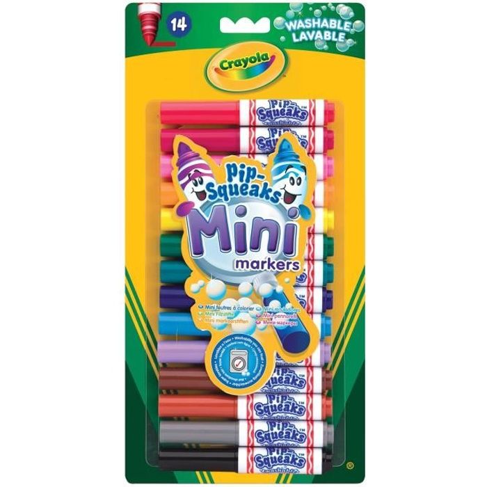 CRAYOLA 14 Mini Feutres A Colorier