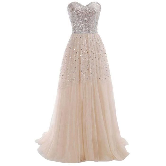Robe De Soirée Femme Finejo Robe Longue Femme Sexy Bustier à