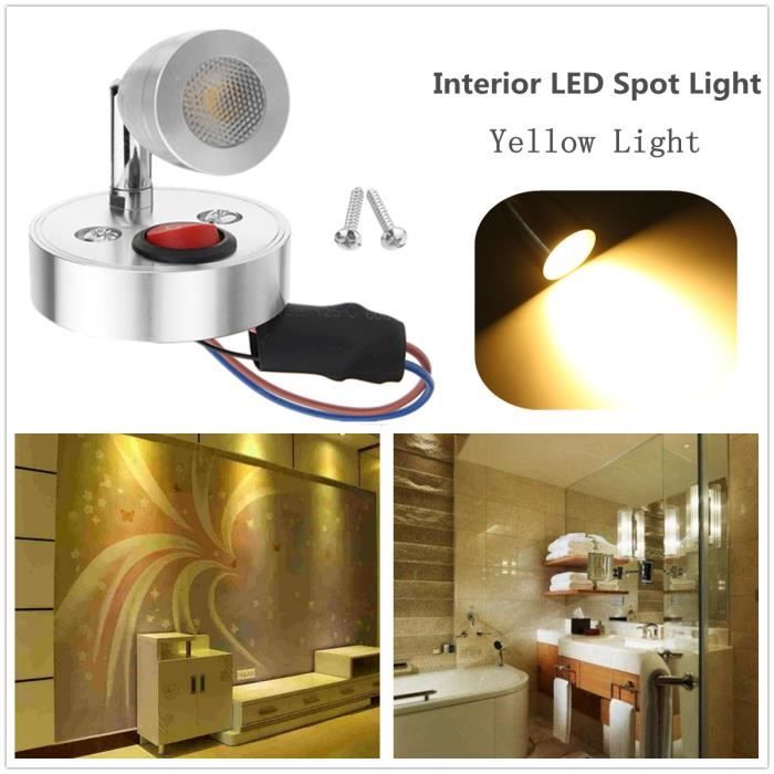 NEUFU 12V 3W Spot LED Intérieur Interrupteur de Lecture Pour Camper ... NEUFU 12V 3W Spot LED Intérieur Interrupteur de Lecture Pour Camper ...