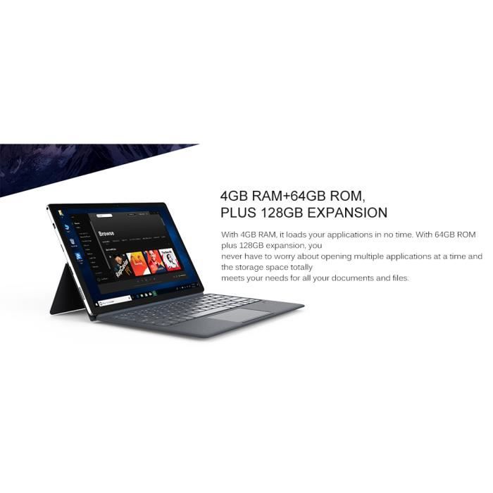 Ordinateur Portable 2 en 1 avec clavier -  nuvision3