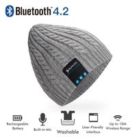 OREILLETTE BLUETOOTH SUNNZO Music Bonnet Bluetooth 4.2 Homme Ecouteurs OREILLETTE BLUETOOTH SUNNZO Music Bonnet Bluetooth 4.2 Homme Ecouteurs