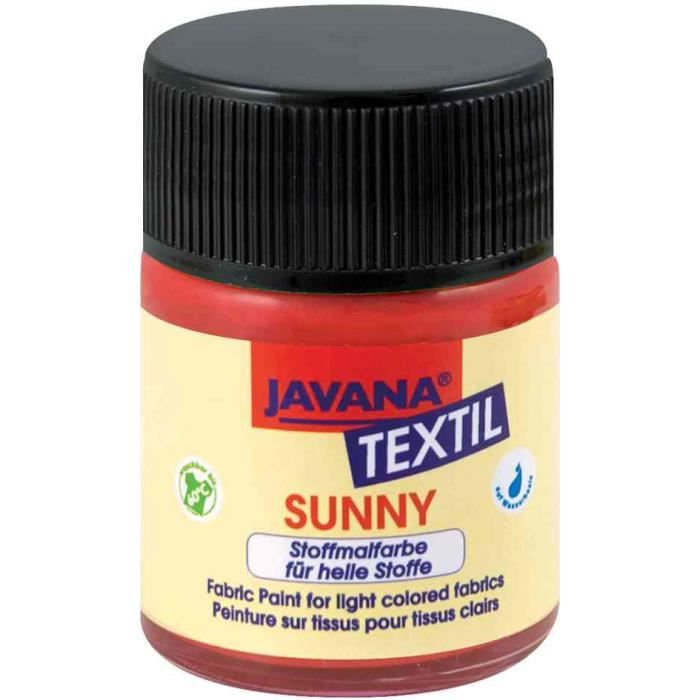 Peinture Textile Javana Sunny Bleu Azur 50 Ml Achat Vente