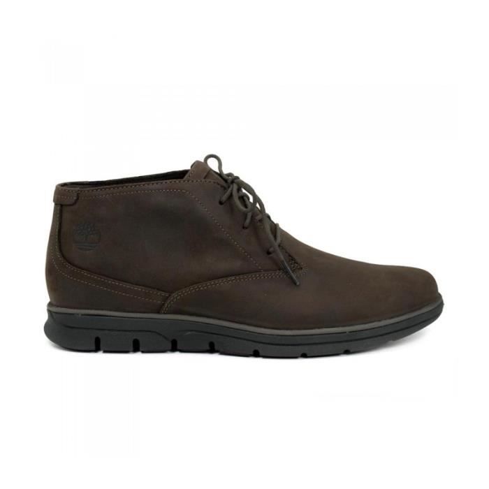 timberland cuir marron homme