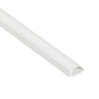 GOULOTTE - CACHE FIL Micro+ Moulure décorative en demi-Cercle |1M2010W| GOULOTTE - CACHE FIL Micro+ Moulure décorative en demi-Cercle |1M2010W|