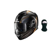 CASQUE MOTO SCOOTER SHARK Casque Intégral Spartan Carbon Silicium Noir CASQUE MOTO SCOOTER SHARK Casque Intégral Spartan Carbon Silicium Noir
