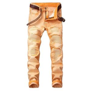 En Slim Nouvelle Homme Type Plissée Automne Jeans Pantalon Droit UzpLSVqMG