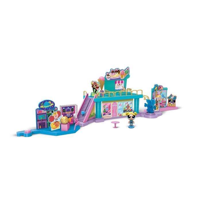 POWERPUFF GIRLS Playset Storymaker Centre Commercial