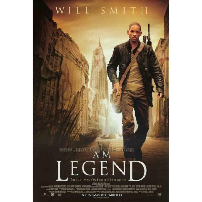 Will Smith Je Suis Une Legende Affiche du film Je suis une Légende - Will Smit… - Achat / Vente