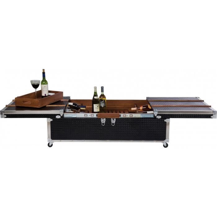Table Basse Bar Elegance Noir Kare Design Achat / Vente table basse