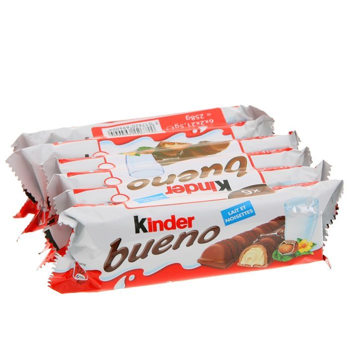 KINDER Bueno Gaufrettes 6x43g   Achat / Vente CONFISERIE DE CHOCOLAT