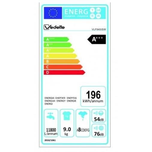 Lave-linge Vedette VLF945ISW1