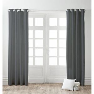 Rideau salon gris - Achat / Vente pas cher Rideau salon gris - Achat / Vente pas cher