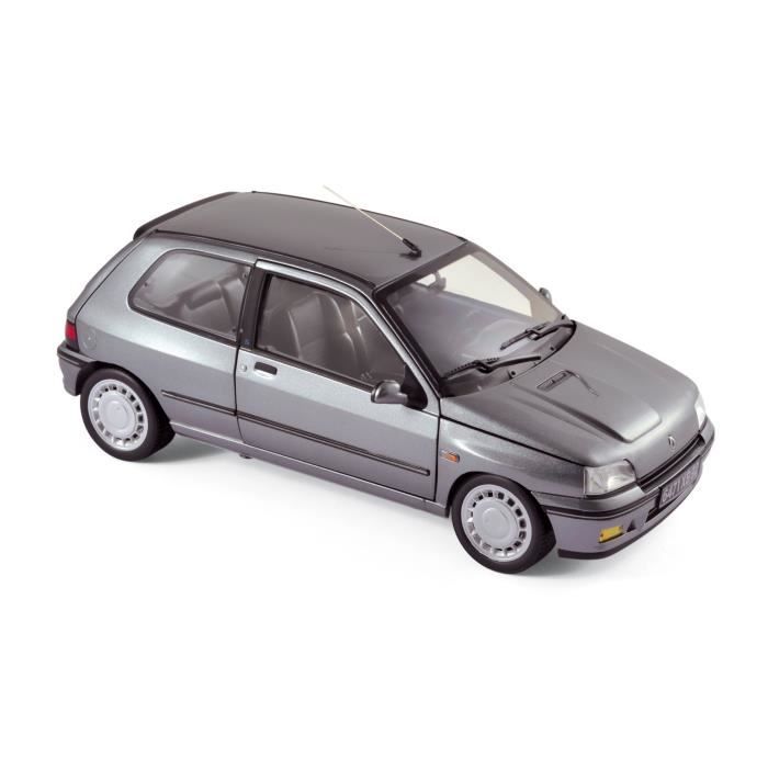 NOREV Auto modélisme Renault Clio 16S 1991 - Echelle 1:18 - Tungstene Gris