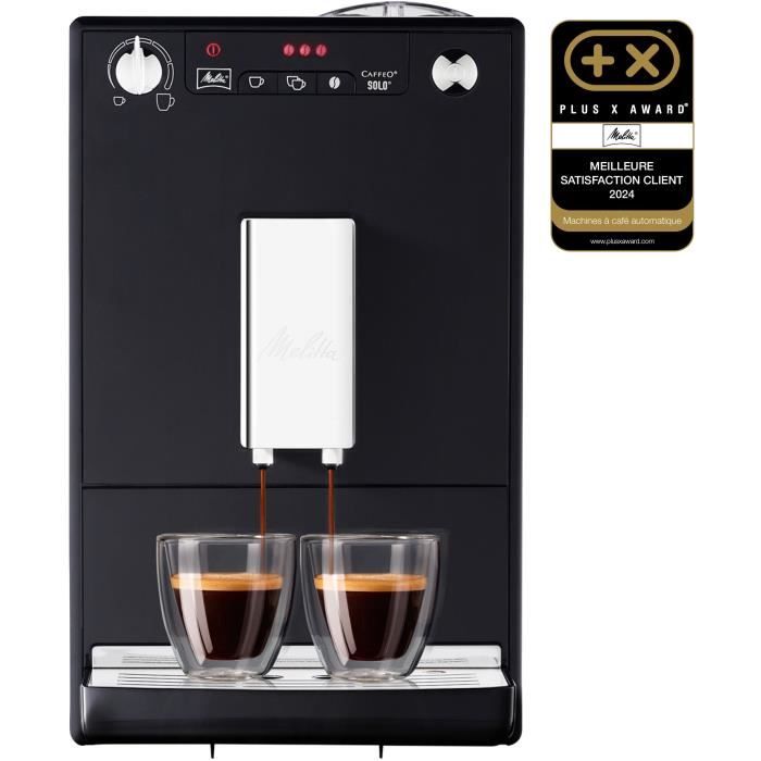 MELITTA E950-101 Machine expresso automatique avec broyeur Caffeo Solo - Noir