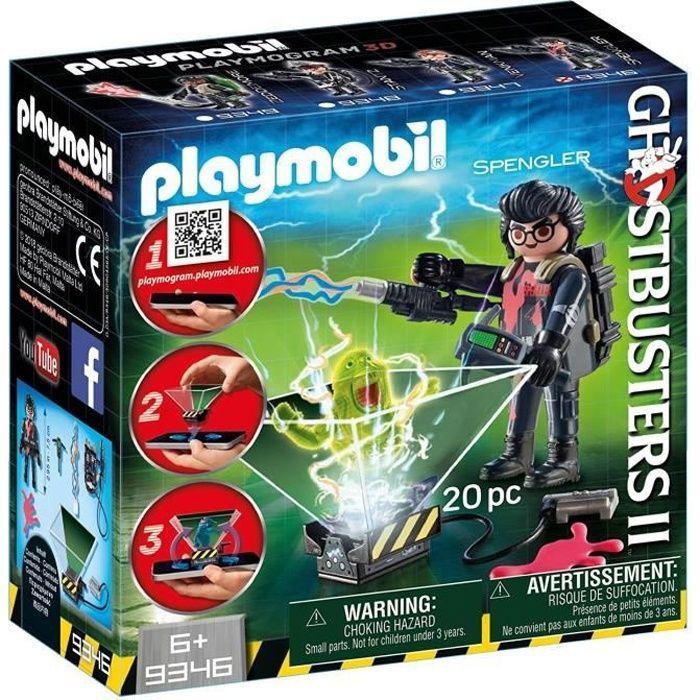 Playmobil - Nouveaute 2018 - Ghostbuster Egon Spengler - 9346