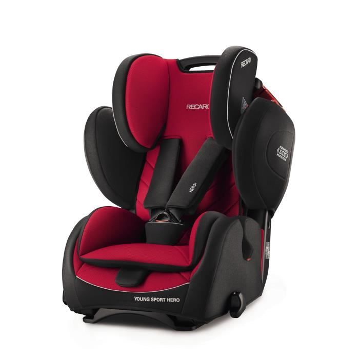 RECARO Siège Auto Young Sport HERO - Groupe 1/2/3 - Racing Red