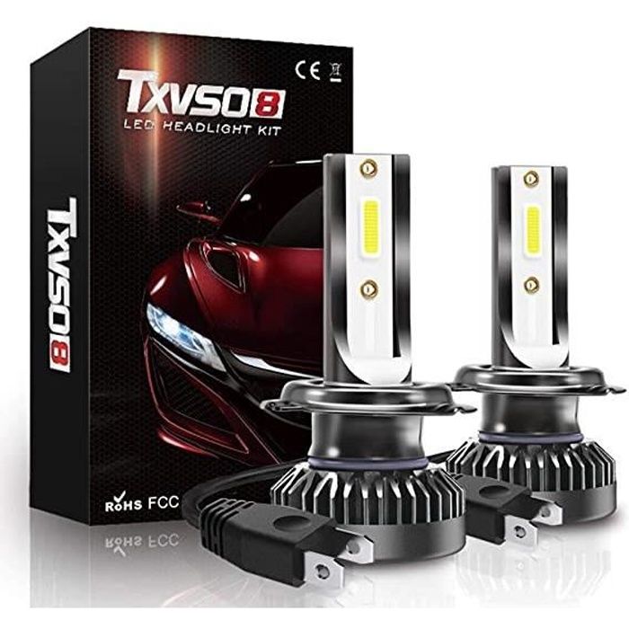 Phares 2pcs Voiture Pour Lampe 12v H7 De Tous Txvso8 36w 8000lm Adaptables Les Led À Modèles Auto BeWrxCoEQd