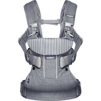 PORTE BÉBÉ BABYBJÖRN Porte-bébé One gris/fines rayures Cotto PORTE BÉBÉ BABYBJÖRN Porte-bébé One gris/fines rayures Cotto