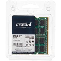 MÉMOIRE RAM Crucial kit 16Go DDR3 1600MHz CT2C8G3S160BMCEU MÉMOIRE RAM Crucial kit 16Go DDR3 1600MHz CT2C8G3S160BMCEU