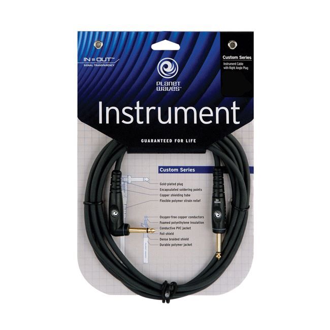 PLANETWA GRA10 Câble Jack coude / Jack - 3 m