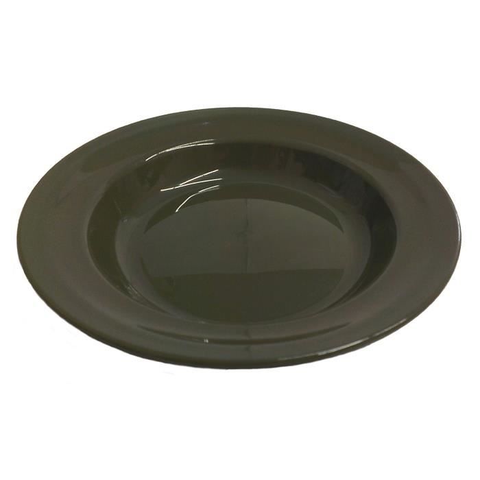 Highlander 22cm Assiette Creuse Olive