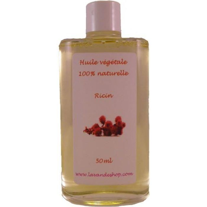Huile De Ricin 100% Naturelle - Flacon 30 Ml, Fortifiante Pour Cheveux, Cils Et Peau