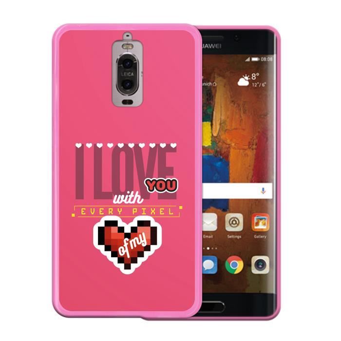 coque huawei mate 10 lite silicone rose coque huawei mate 10 lite silicone rose