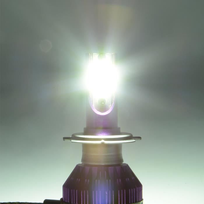 Blanc H7 2pcs Xénon 6000lm Led 6000k Ampoule Hid Voiture 50w Refroidissement Halogène Ventilateur Lampe Intégré De Phare Xcsource OiXTwPZuk
