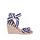 Espadrilles bleu femme