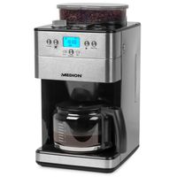 CAFETIÈRE MEDION® Cafetière filtre programmable avec broyeur CAFETIÈRE MEDION® Cafetière filtre programmable avec broyeur