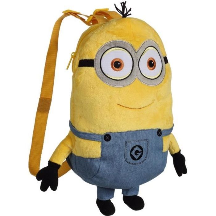 MINIONS Sac à Dos Borne Scolaire Maternelle - 1 Compartiment - 3 à 6 ans - 30cm - Enfant Garçon et Fille