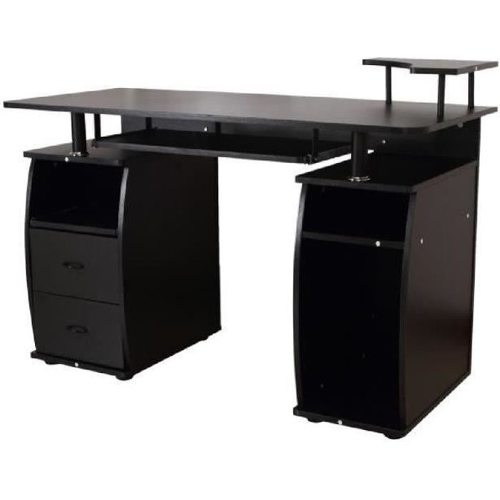 bureau ordinateur noir