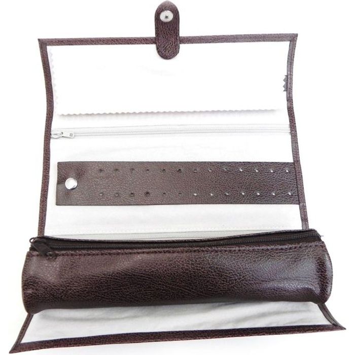 24 Pochettes à Bijoux En Velours Transparentes Avec Fermeture Éclair - Organisateur De Voyage Pour Bagues, Colliers