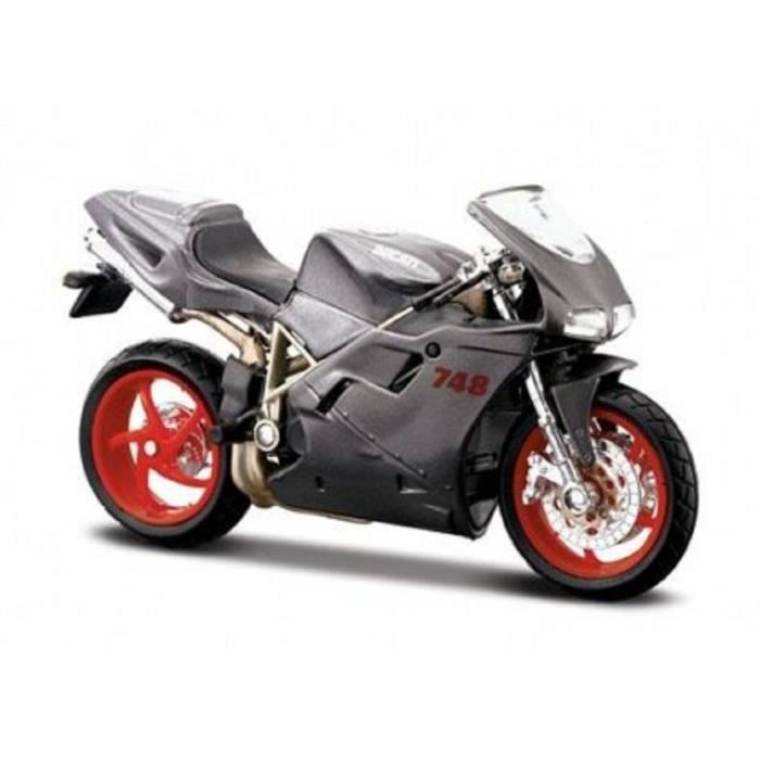 Maisto Mod le R duit de Moto  Miniature  Ducati 748 1 18 