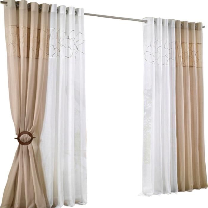 SIMPVALE L\'ordinateur de broderie Lot de 4 rideaux occultant --2 ... SIMPVALE L\'ordinateur de broderie Lot de 4 rideaux occultant --2 ...