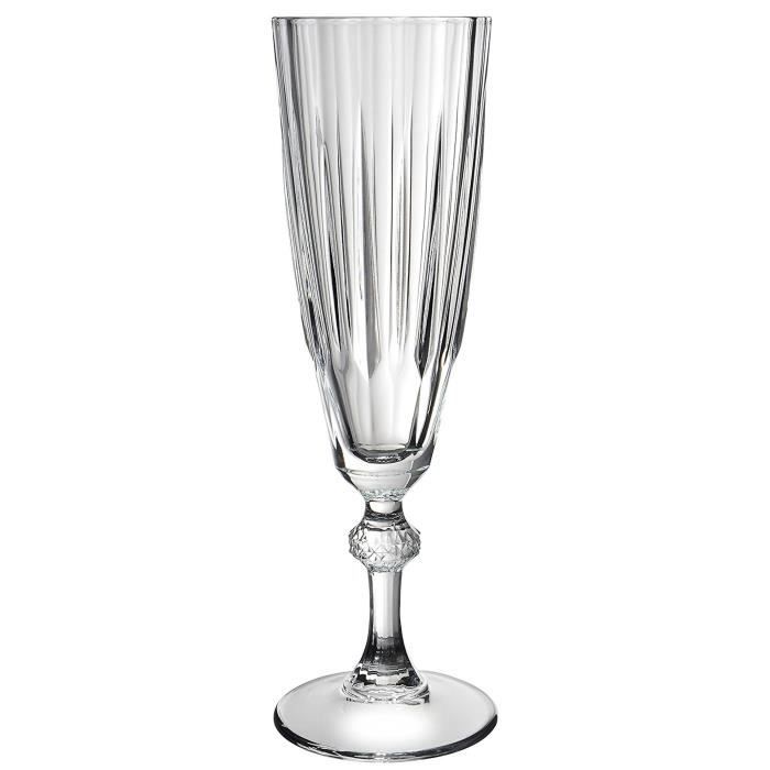 NOVASTYL Flûtes 17 cl Monte carlo - Transparent - Lot de 3