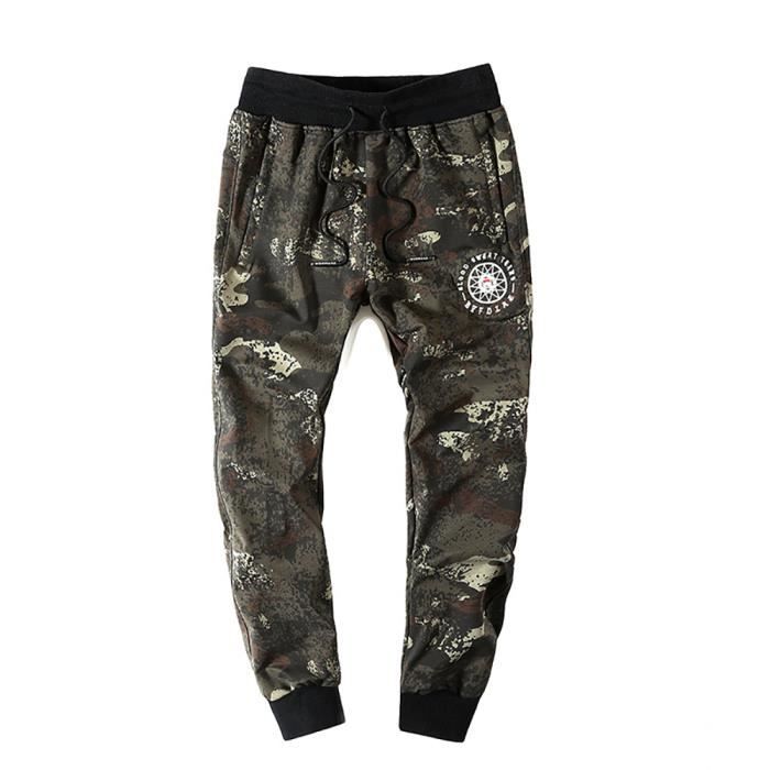 Bas Coton Taille Jambes Homme Air Pantalon Chino Camouflage De Élastique Urbain Casual Et Plein XTPZOiuk