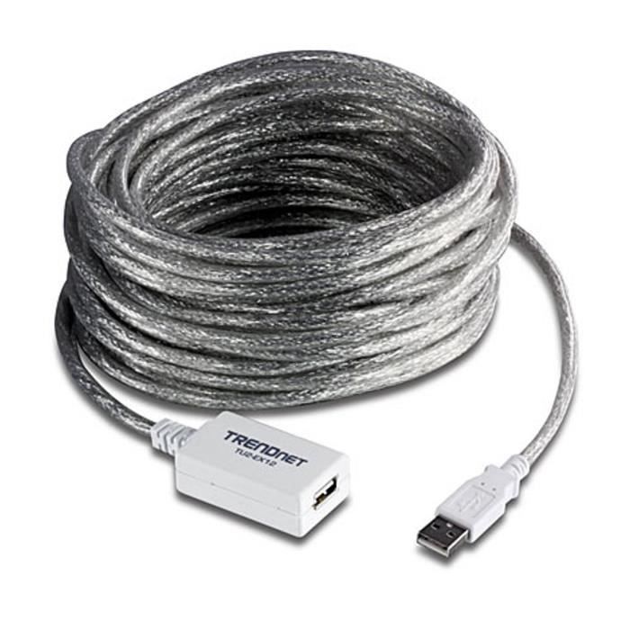   Câble de rallonge USB 2.0 de 12 mètres… Voir la présentation