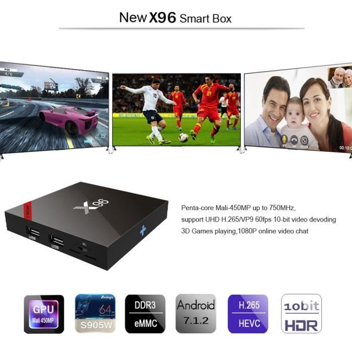X96 Mini Android 7.1 TV Box Smart Set-Top Televison3