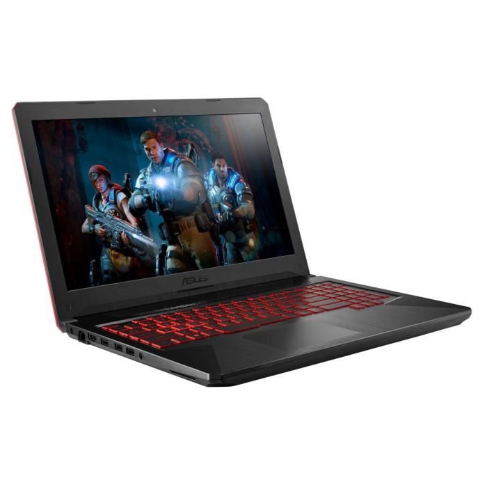 Ordinateur Portable Gamer - ASUS TUF504GD-DM634T - 15,6 pouces FHD - Core i5-8300H - RAM 8Go + 16Go Optane - Stockage 1To HDD - GTX