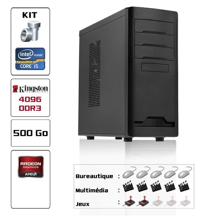 PC Kit Gaming 500Go 4Go   Achat / Vente PC EN KIT PC Kit Gaming 500Go