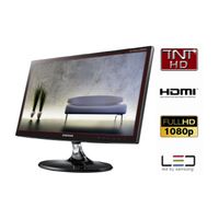 Moniteur TV LED 24 ( 61 cm )   Tuner TNT HD intégré   Résolution