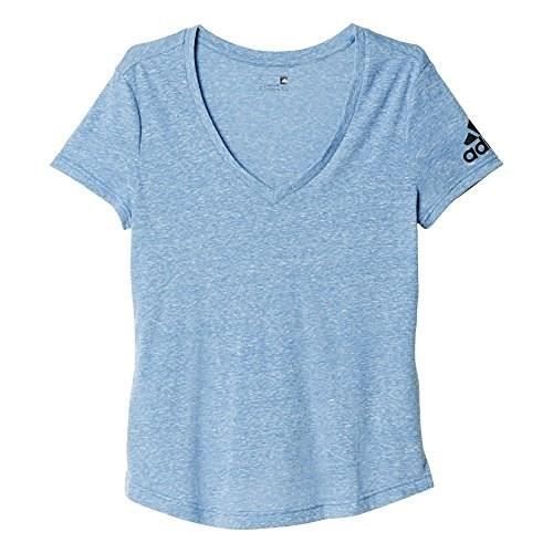ADIDAS T-shirt The V - Femme - Bleu clair